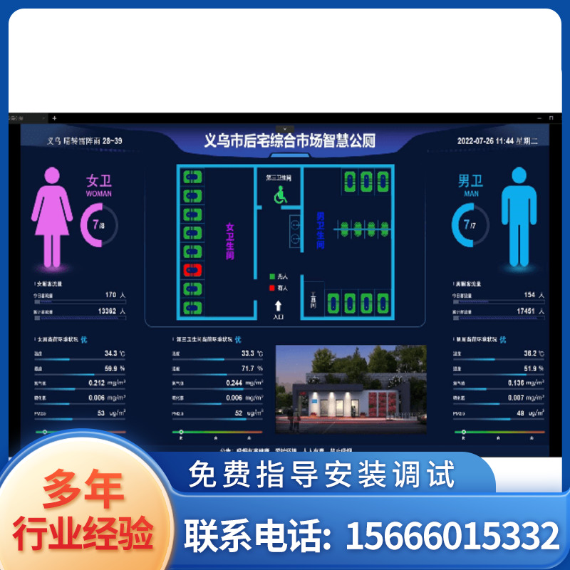 福建公厕智能监测设备